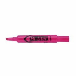 Buy ⭐ HI-LITER Desk And Pen Style Highlighter, Chisel Tip, Fluorescent Yellow And Pink , Box Of 24 🥰 -School Smart - shop 1401511 A ecommfullsize 1