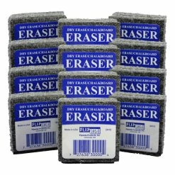 New 💯 Flipside Dry Erase Felt Student Erasers, Pack Of 12 ✨
