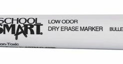 Outlet 😀 School Smart Low Odor Non-Toxic Dry Erase Marker, Bullet Tip, Assorted, Set Of 4 👏 -School Smart - shop 1402628 Green ecommfullsize