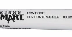 Outlet 😀 School Smart Low Odor Non-Toxic Dry Erase Marker, Bullet Tip, Assorted, Set Of 4 👏 -School Smart - shop 1402628 Red ecommfullsize