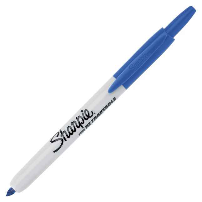 Brand new โค๏ธ Sanford Sharpie Fine Point Retractable Markers, Blue, Pack Of 12 ๐ 3 Brand new โค๏ธ Sanford Sharpie Fine Point Retractable Markers, Blue, Pack Of 12 ๐