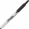 Best Sale 😍 Sharpie Sanford Non-Toxic Non-Washable Retractable Permanent Marker, Fine Tip, Black, Pack Of 12 👏