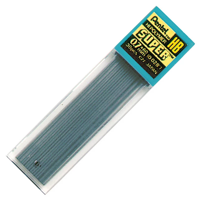 Promo โ๏ธ Pentel Hi-Polymer Pencil Lead Refill, 0.7 Mm, HB Tip, Black, Pack Of 30 ๐ฏ 3 Promo โ๏ธ Pentel Hi-Polymer Pencil Lead Refill, 0.7 Mm, HB Tip, Black, Pack Of 30 ๐ฏ