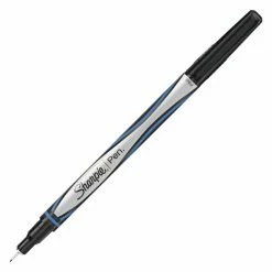 Best Pirce 🔥 Sharpie Sanford Non-Toxic Water Resistant Permanent Marker, 0.5 Mm Fine Tip, Blue Ink, Gray Barrel, Pack Of 12 👍