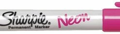 Brand new 🔔 Sharpie Non-Toxic Permanent Marker Set, Fine Tip, Assorted Neon Color, Set Of 5 😍 -School Smart - shop 1461912 B ecommfullsize