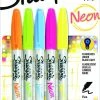 Brand new 🔔 Sharpie Non-Toxic Permanent Marker Set, Fine Tip, Assorted Neon Color, Set Of 5 😍 -School Smart - shop 1461912 ecommfullsize