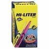 Outlet ⭐ HI-LITER Pen Style Fluorescent Highlighters, Chisel Tip, Fluorescent Pink And Yellow, Set Of 24 ✔️ -School Smart - shop 1494017 SPR ecommfullsize