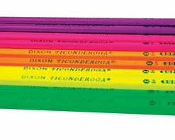 Discount 💯 Ticonderoga Non-Toxic Pencils, Assorted Neon Colors, Set Of 10 ❤️