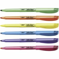 Best reviews of 🥰 Bic Brite Liner Highlighter Chisel Tip, Assorted Colors 🎁