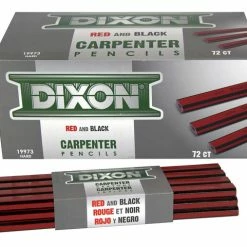 Brand new 🎉 Dixon Carpenter Pencils, Hard, Pack Of 12 😀 -School Smart - shop 1512251 B ecommfullsize