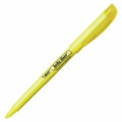 Top 10 ✔️ BIC Brite Liner Chisel Tip Pocket Style Highlighter, Yellow, Pack Of 24 ⭐ -School Smart - shop 1514321 B ecommfullsize