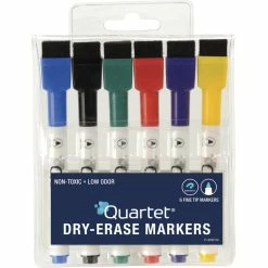 Budget 👍 Quartet ReWritables Dry-Erase Markers With Magnet, Assorted Colors 🎉