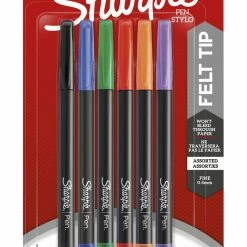 New 💯 Sharpie Stylo Pens, Fine Tip, Assorted Colors, Set Of 6 ✔️
