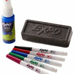 Budget ⭐ EXPO Dry Erase Markers Starter Set, Assorted Colors, Ultra Fine, Set Of 5 🎉 -School Smart - shop 1570277 A ecommfullsize