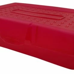 Brand new 🔔 School Smart Lightweight Plastic Pencil Boxes, Red, Pack Of 12 ⌛