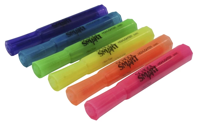 New ✔️ School Smart Highlighter, Chisel Tip, Tank Style, Assorted, Pack Of 48 ✔️ 4 New ✔️ School Smart Highlighter, Chisel Tip, Tank Style, Assorted, Pack Of 48 ✔️ - Image 2