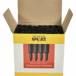 Top 10 💯 School Smart Permanent Marker, Broad Chisel Tip, Black, Pack Of 48 ✨ -School Smart - shop 1593085 C ecommfullsize
