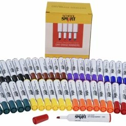 Cheap ⭐ School Smart Low Odor Non-Toxic Dry Erase Tank Style Marker, Chisel Tip, Assorted, Pack Of 48 ⭐ 11 Cheap ⭐ School Smart Low Odor Non-Toxic Dry Erase Tank Style Marker, Chisel Tip, Assorted, Pack Of 48 ⭐ -School Smart - shop 1593096 D ecommfullsize