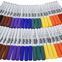 Cheapest 💯 School Smart Dry Erase Pen Style Markers, Fine Tip, Assorted Colors, Set Of 48 ❤️ -School Smart - shop 1593099 A ecommfullsize