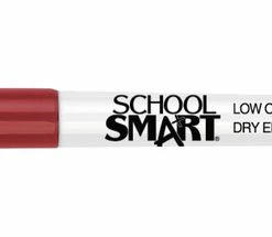 Hot Sale 🎉 School Smart Dry Erase Pen Style Marker, Fine Tip, Red, Pack Of 12 🧨 -School Smart - shop 1593102 D ecommfullsize