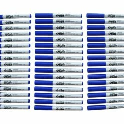 Best Sale 🎁 School Smart Dry Erase Pen Style Marker, Fine Tip, Blue, Pack Of 48 💯 -School Smart - shop 1593105 B ecommfullsize