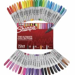 New 👍 Sharpie Ultimate Pack Collection, Assorted Sizes, Assorted Colors, Set Of 72 🧨 -School Smart - shop 1593229 B ecommfullsize