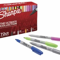 New 👍 Sharpie Ultimate Pack Collection, Assorted Sizes, Assorted Colors, Set Of 72 🧨 -School Smart - shop 1593229 C ecommfullsize