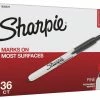 Best deal 😀 Sharpie Fine Point Permanent Marker Value Pack, Black, Pack Of 36 🎁