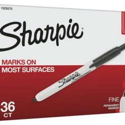 Best deal 😀 Sharpie Fine Point Permanent Marker Value Pack, Black, Pack Of 36 🎁