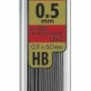 Flash Sale 💯 Pentel Super Hi-Polymer Lead Refill, 0.5 Mm Fine HB, Pack Of 12 Tubes 😀 -School Smart - shop 2003573 ecommfullsize