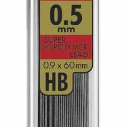 Flash Sale 💯 Pentel Super Hi-Polymer Lead Refill, 0.5 Mm Fine HB, Pack Of 12 Tubes 😀