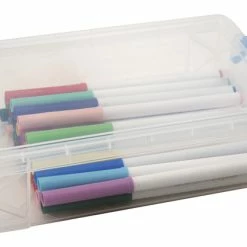 Best reviews of 🤩 Advantus Super Stacker Pencil Box, Large, Clear ⭐