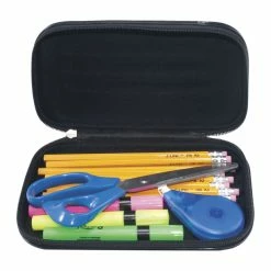 Flash Sale 😍 Advantus Soft-Sided Pencil Case, Large, Black 🌟 -School Smart - shop 2005149 C ecommfullsize