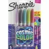 Best Pirce 👏 Sharpie Cosmic Color Permanent Markers, Fine Point, Assorted Colors, Pack Of 5 😉 -School Smart - shop 2006140 ecommfullsize