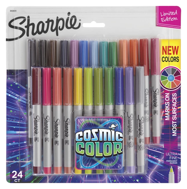 Best deal ๐ Sharpie Cosmic Color Permanent Markers, Ultra Fine, Assorted Colors, Set Of 24 ๐ 3 Best deal ๐ Sharpie Cosmic Color Permanent Markers, Ultra Fine, Assorted Colors, Set Of 24 ๐
