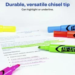 Flash Sale 🤩 Avery HI-LITER Desk-Style Highlighters -- Highlighters, Chisel Tip, Washable, 12/BX, AST 🧨 -School Smart - shop 2008654 D ecommfullsize