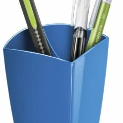 Best Sale 🔥 CEP Large Pencil Cup, Freestanding, Blue 🛒