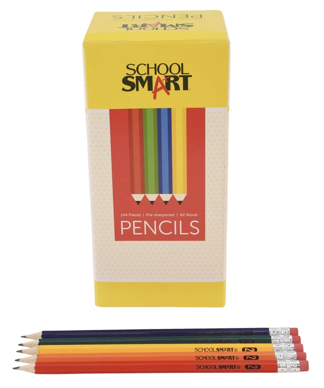 Deals ๐ฅ School Smart Hexagonal Pencils, Pre-Sharpened, No 2, Assorted, Pack Of 144 ๐ 4 Deals ๐ฅ School Smart Hexagonal Pencils, Pre-Sharpened, No 2, Assorted, Pack Of 144 ๐ - Image 2