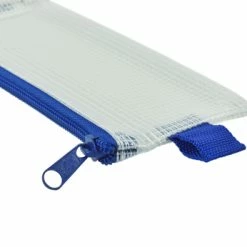 Deals 💯 Sax Mesh Tool Cases, Clear With Blue Trim, Pack Of 10 💯 -School Smart - shop 2018755 E ecommfullsize