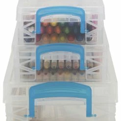 Hot Sale 😉 Advantus Super Stacker School Kit, Assorted Sizes, Clear, Set Of 3 ⌛ -School Smart - shop 2020325 A ecommfullsize