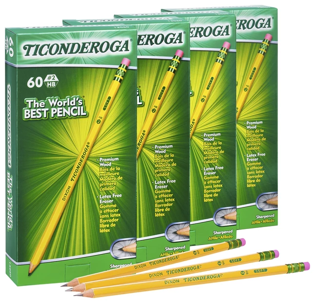 Deals π Ticonderoga Original No 2 Pencils, Pre-Sharpened, Yellow, Pack Of 240 π₯° 4 Deals π Ticonderoga Original No 2 Pencils, Pre-Sharpened, Yellow, Pack Of 240 π₯° - Image 2