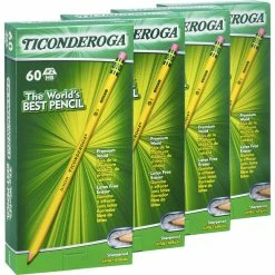 Deals 🛒 Ticonderoga Original No 2 Pencils, Pre-Sharpened, Yellow, Pack Of 240 🥰