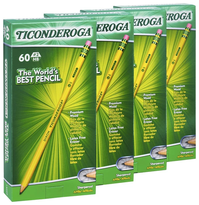 Deals π Ticonderoga Original No 2 Pencils, Pre-Sharpened, Yellow, Pack Of 240 π₯° 3 Deals π Ticonderoga Original No 2 Pencils, Pre-Sharpened, Yellow, Pack Of 240 π₯°