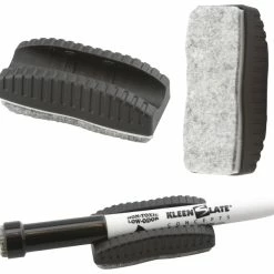 Deals 🧨 KleenSlate Magnetic Eraser And Clip For Small Dry Erase Markers, Black/Blue, Pack Of 10 🎉 -School Smart - shop 2020729 A ecommfullsize