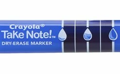Brand new 😀 Crayola Take Note! Dry Erase Markers, Chisel Tip, Assorted, Set Of 12 ⌛ -School Smart - shop 2020841 A ecommfullsize 1