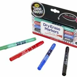 Promo 🎁 Crayola Take Note! Dry Erase Markers, Bullet Tip, Assorted, Set Of 4 🎁 -School Smart - shop 2020845 A ecommfullsize