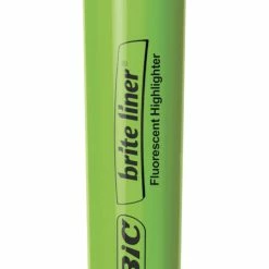 Buy 🔔 BIC Brite Liner Tank Highlighter, Chisel Tip, Assorted, Set Of 12 😀 -School Smart - shop 2021264 B ecommfullsize