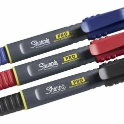 Budget 😀 Sharpie PRO Permanent Marker, Fine Tip, Assorted, Set Of 4 🥰 -School Smart - shop 2021375 B ecommfullsize