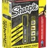 Flash Sale 💯 Sharpie PRO Permanent Marker, Chisel Tip, Black, Pack Of 12 😍 -School Smart - shop 2021386 ecommfullsize