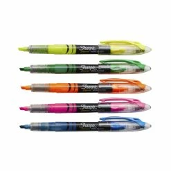 Cheap 🛒 Sharpie Accent Non-Toxic Liquid Pen Highlighter, Chisel Tip, Assorted Fluorescent Colors, Pack Of 10 😉 -School Smart - shop 2021398 A ecommfullsize